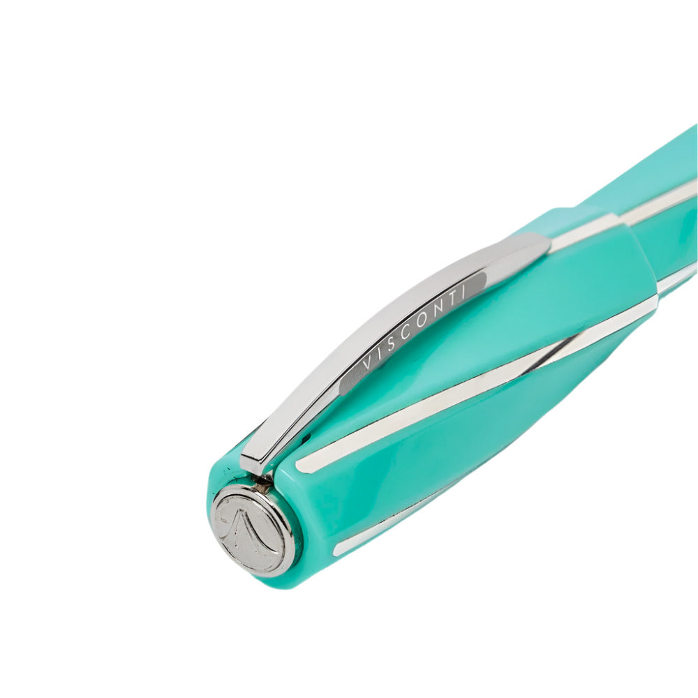 Visconti Divina Elegance Wave Premium Acrylic Turquoise Rollerball