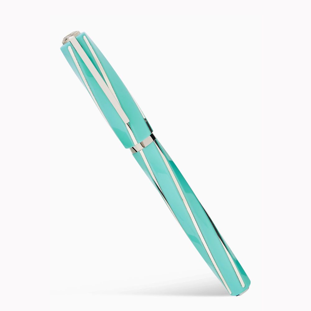 Visconti Divina Elegance Wave Premium Acrylic Turquoise Rollerball