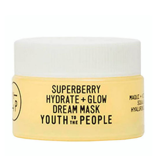 YOUTH to the PEOPLE Superberry Hydrate + Glow Night Cream + Mask 15mL bottle