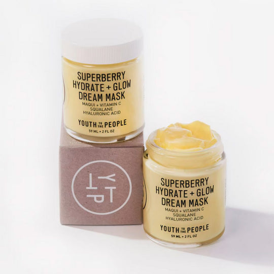 YOUTH To The PEOPLE Superberry Hydrate + Glow Night Cream + Mask