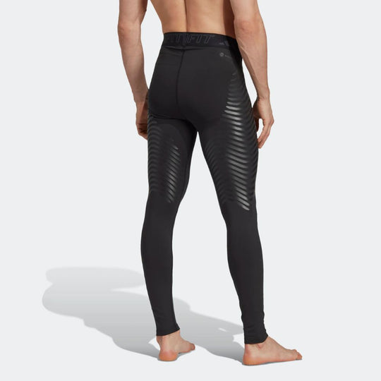 Rear view of Adidas Techfit Control x Rheon Full-Length Leggings