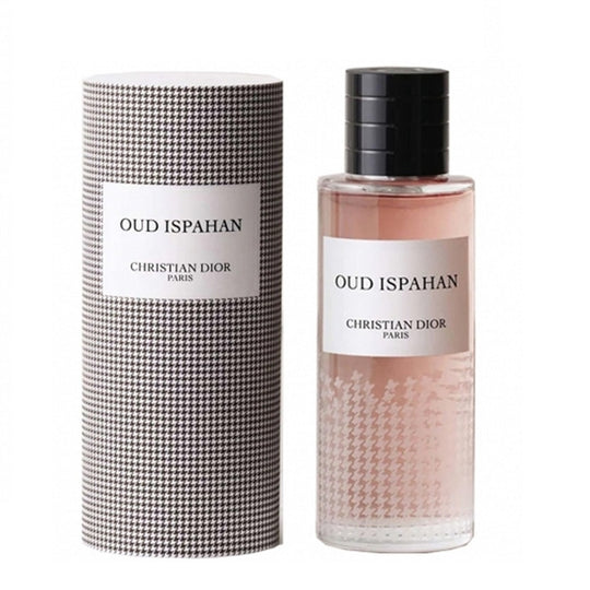 An EDP 250mL bottle of Oud Ispahan Limited Edition 2021 Unisex by Dior along with its Box