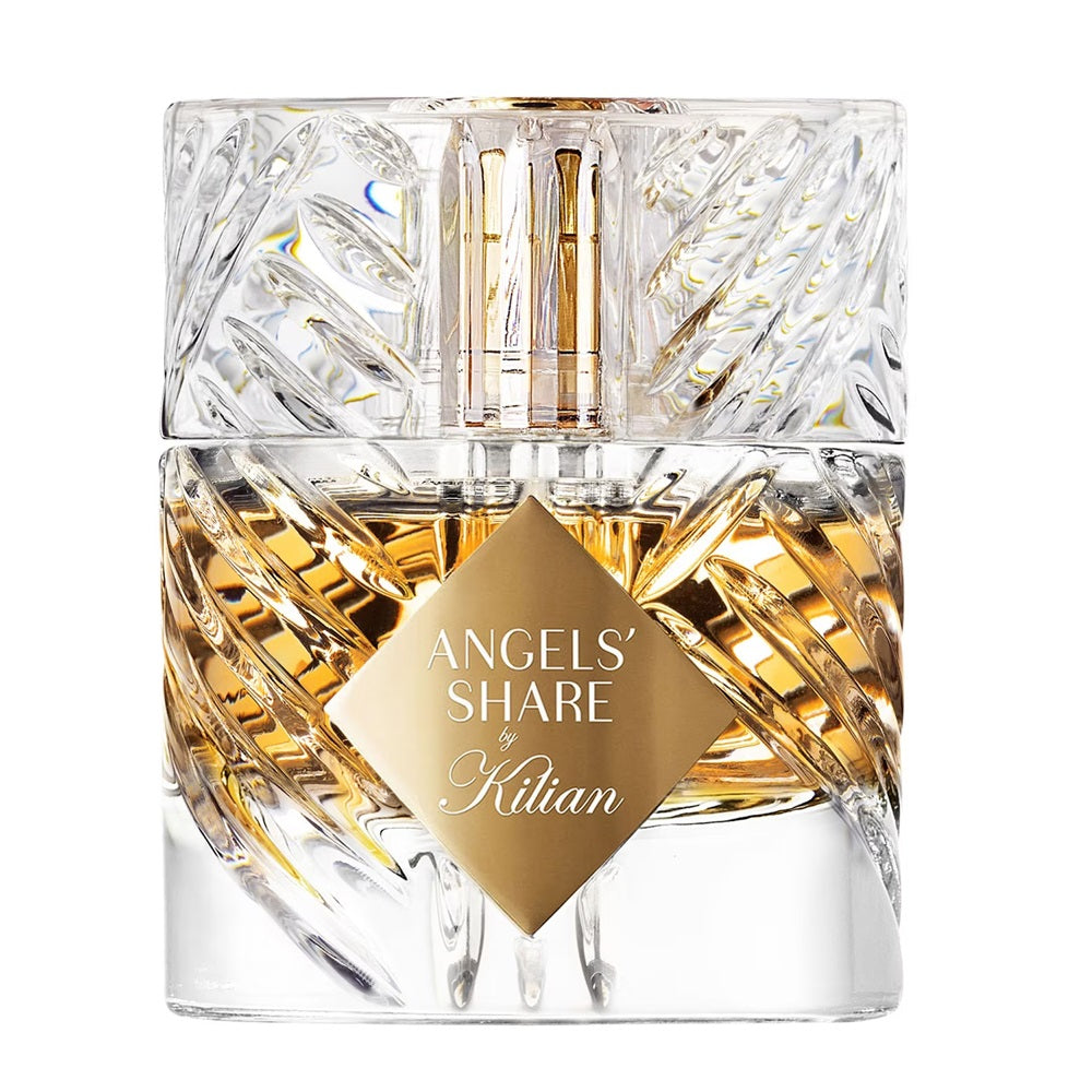 An EDP 50mL bottle of Angels' Share fragrance by Kilian