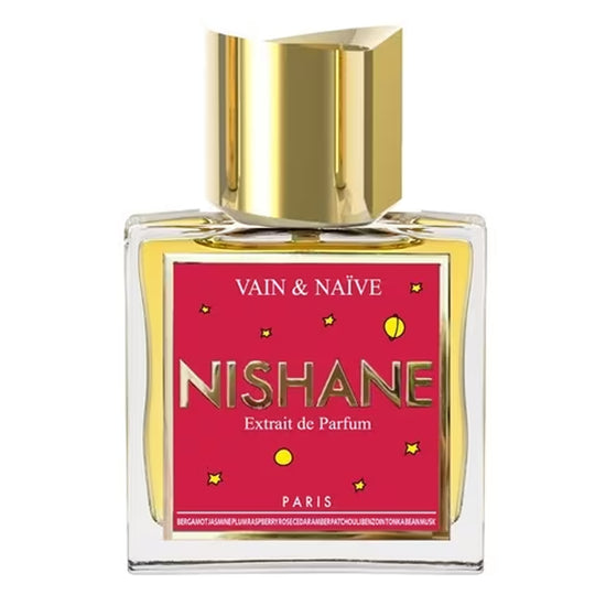 An Extrait de Parfum 50mL bottle of Vain & Naive