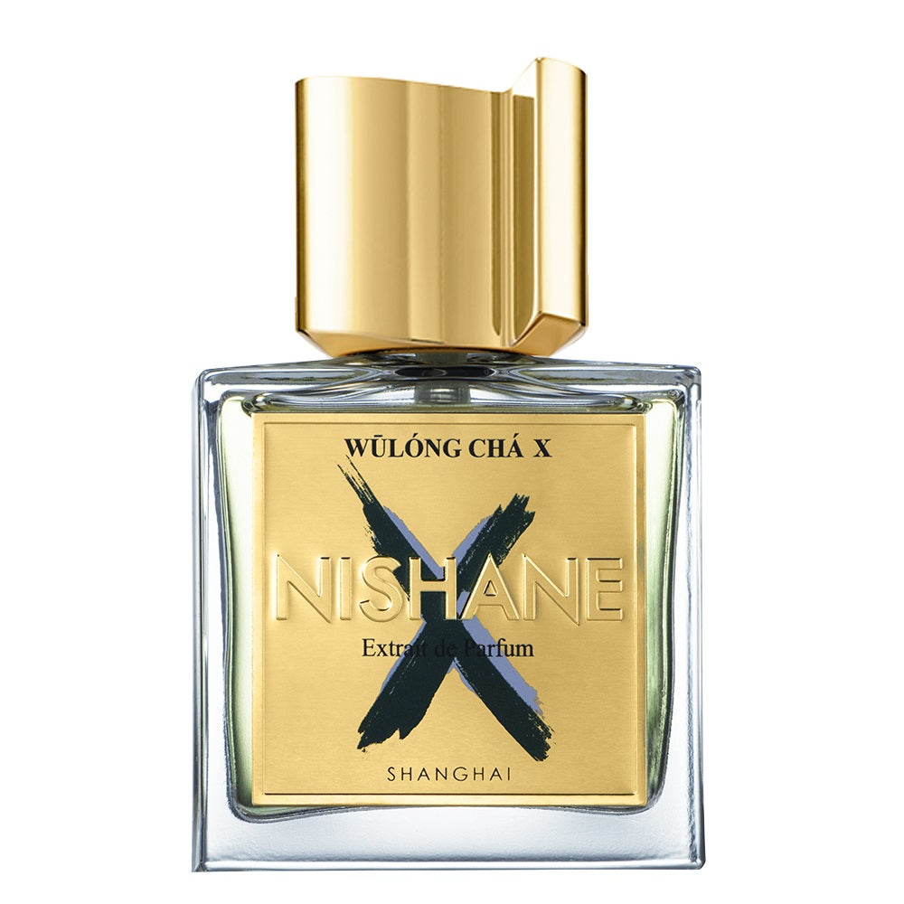 An Extrait de Parfum 50mL bottle of Wulong Cha X by Nishane