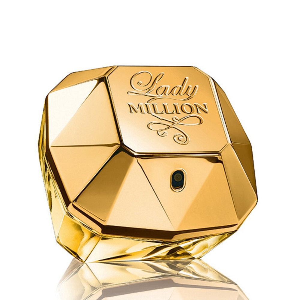 An EDP 80mL bottle of Lady Million For Women by Paco Rabanne