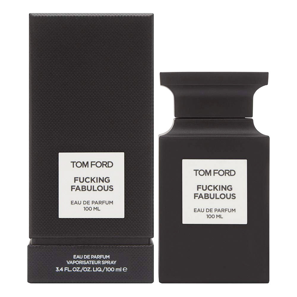 An EDP 100mL bottle of Tomford's Fucking Fabulous along with the box