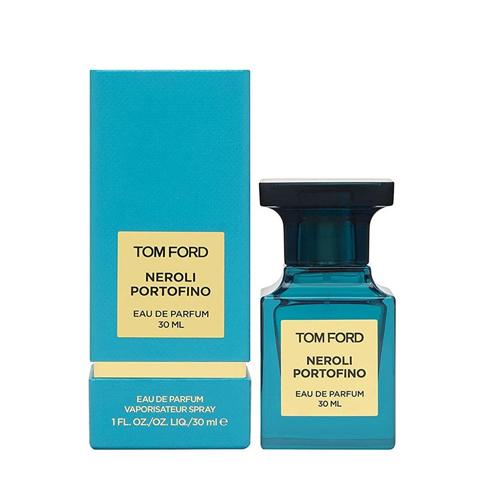An EDP 30mL bottle of Neroli Portofino perfume by Tomford along with its box