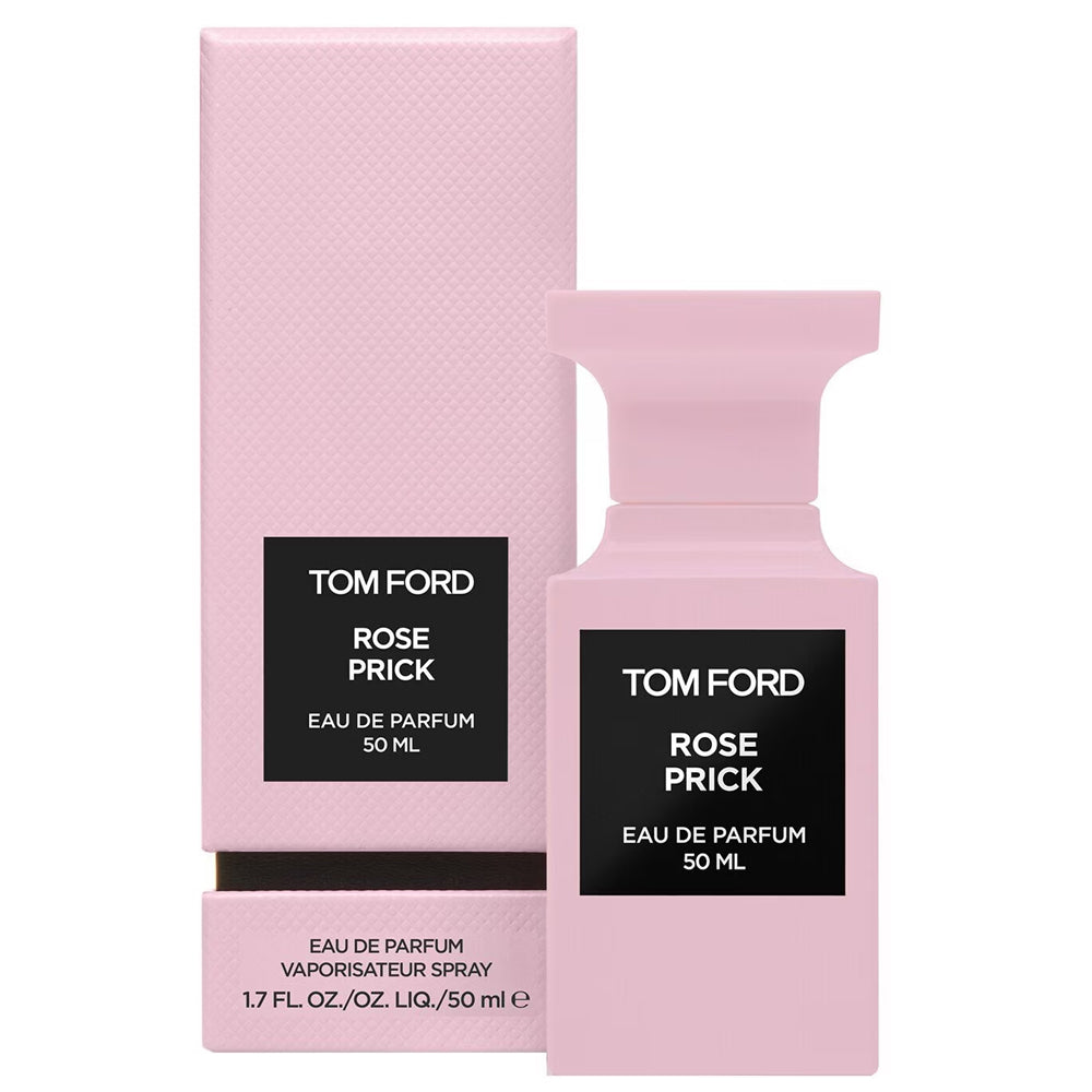 An EDP 50mL bottle of Rose Prick perfume by Tomford along with the Box