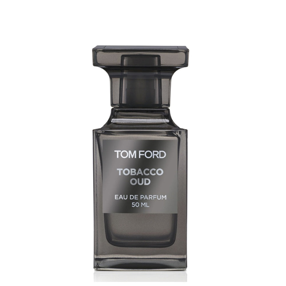 An EDP 50mL bottle of Tobacco Oud fragrance by Tomford