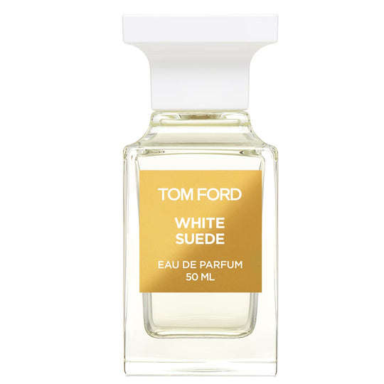 An EDP 50mL bottle of White Suede fragrance by Tomford