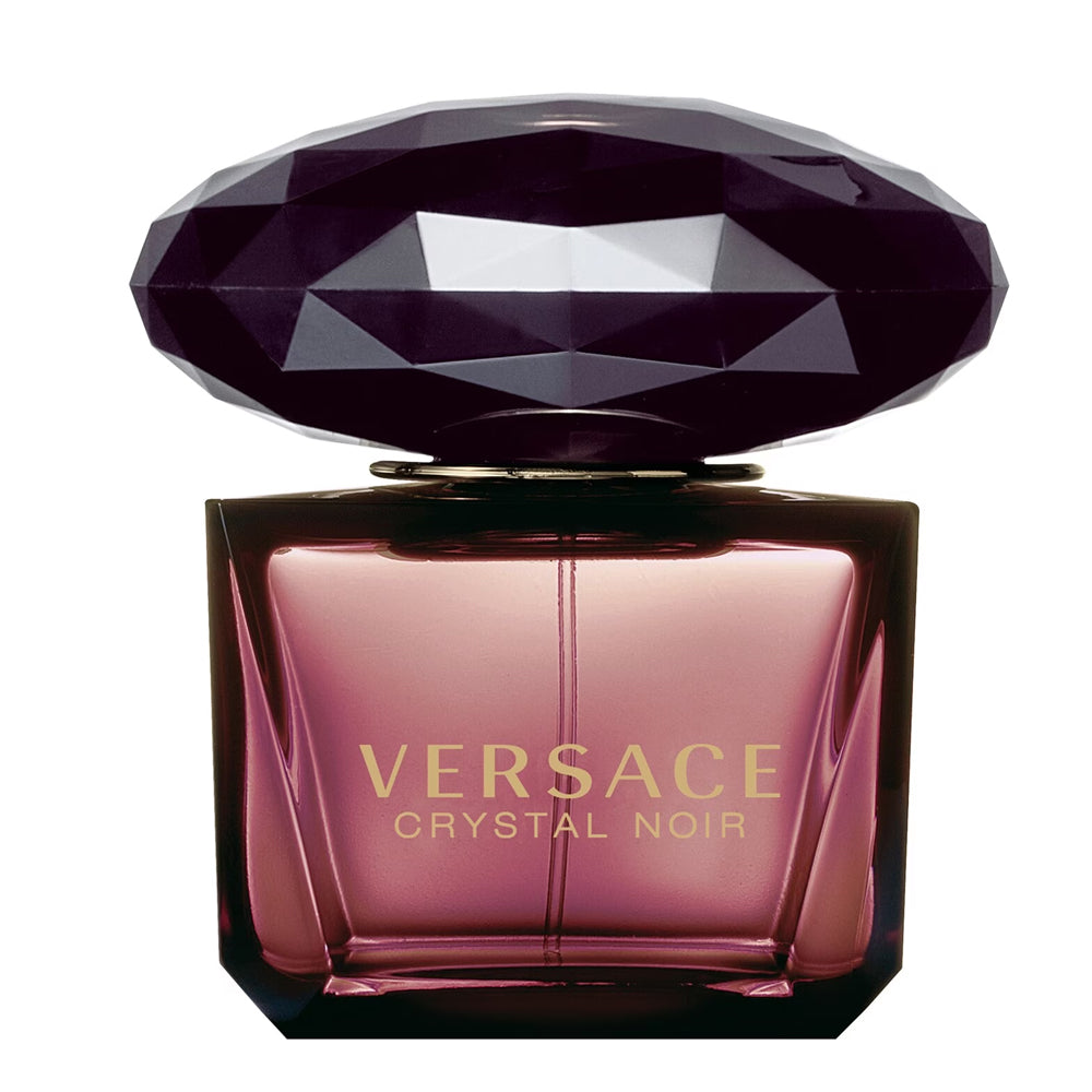An EDP 90mL bottle of Crystal Noir by Versace