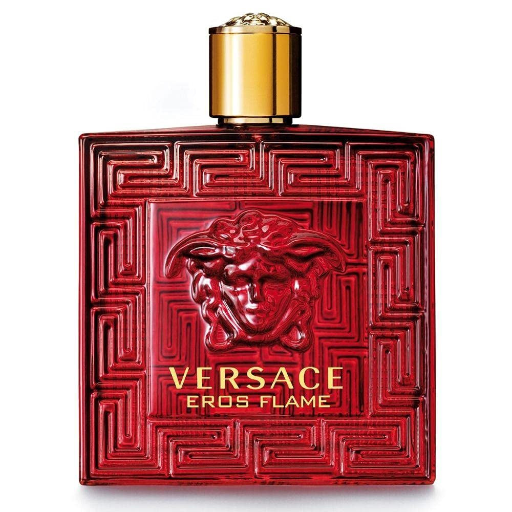 An EDP 100mL bottle of Eros Flame by Versace