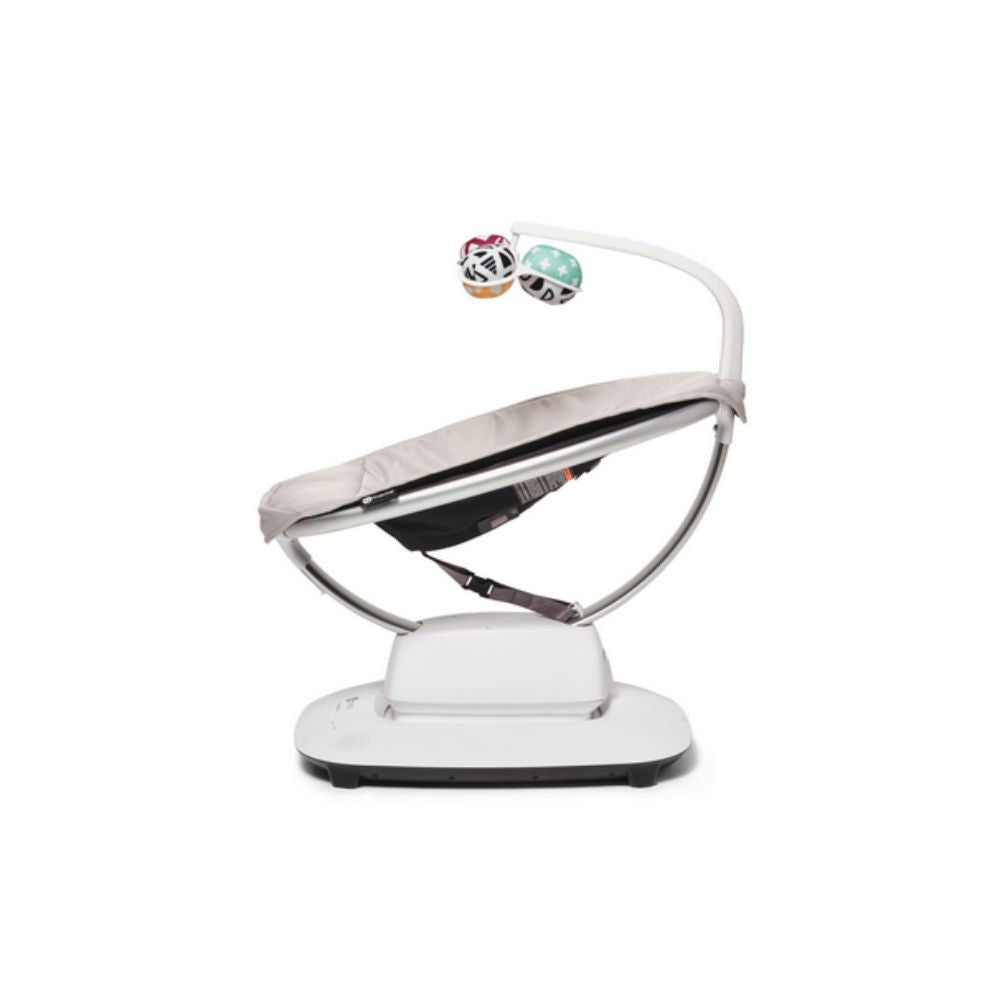 4moms mamaRoo 5.0 Black Multi-Motion App Controlled Baby Swing with with Adjustable Recline & Toy Mobile