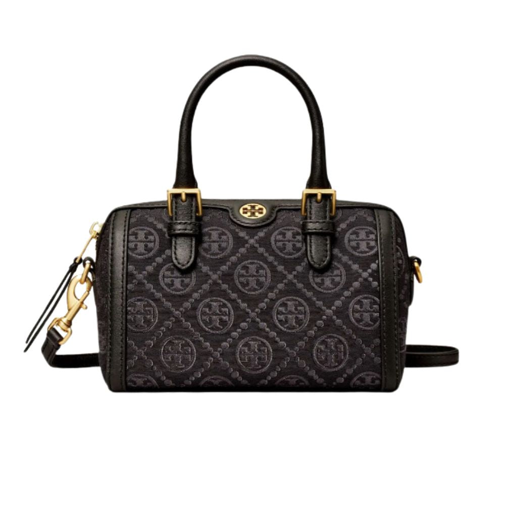 Jacquard T Monogram Petite Barrel Bag