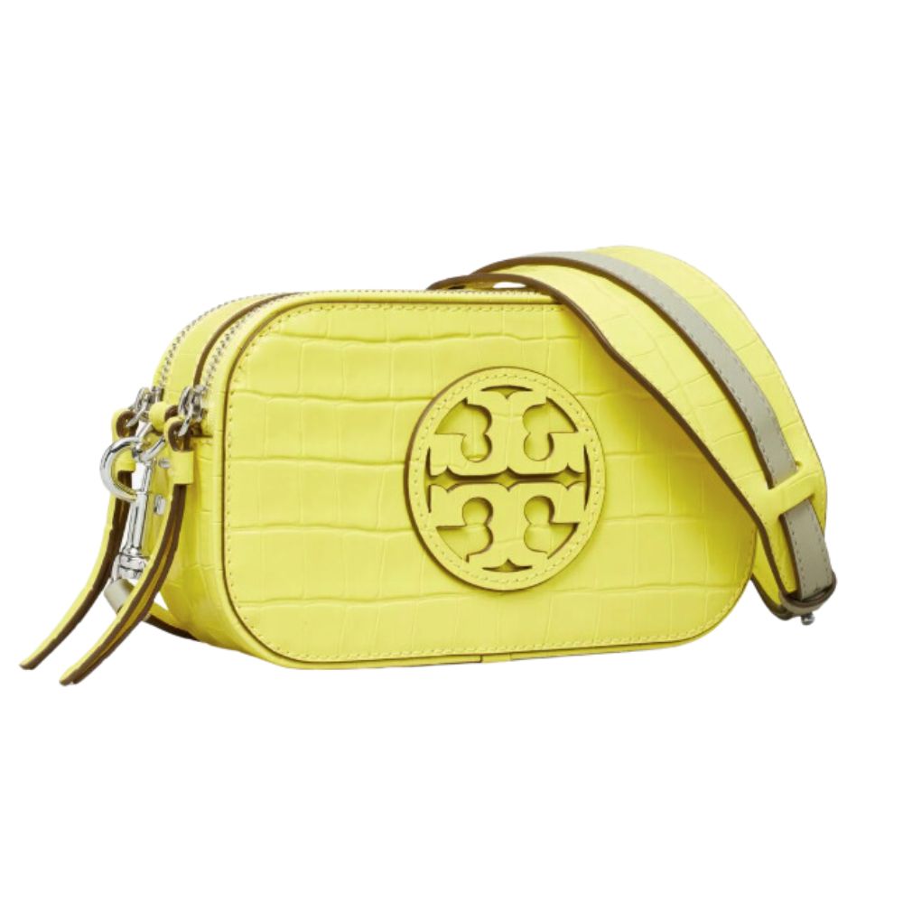 Tory Burch Mini miller Croc-embossed Cross-body Bag