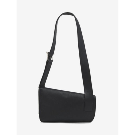 Alexander McQueen Large T-Bar Sling Bag in Black Leather