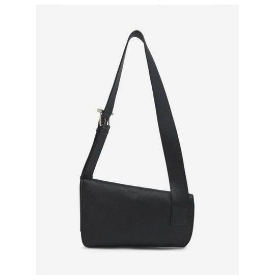 Alexander McQueen Large T-Bar Sling Bag in Black Leather