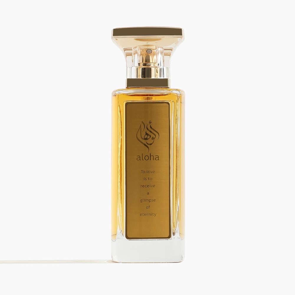 A 65mL parfum bottle of Aloha Parfum by Khaltat