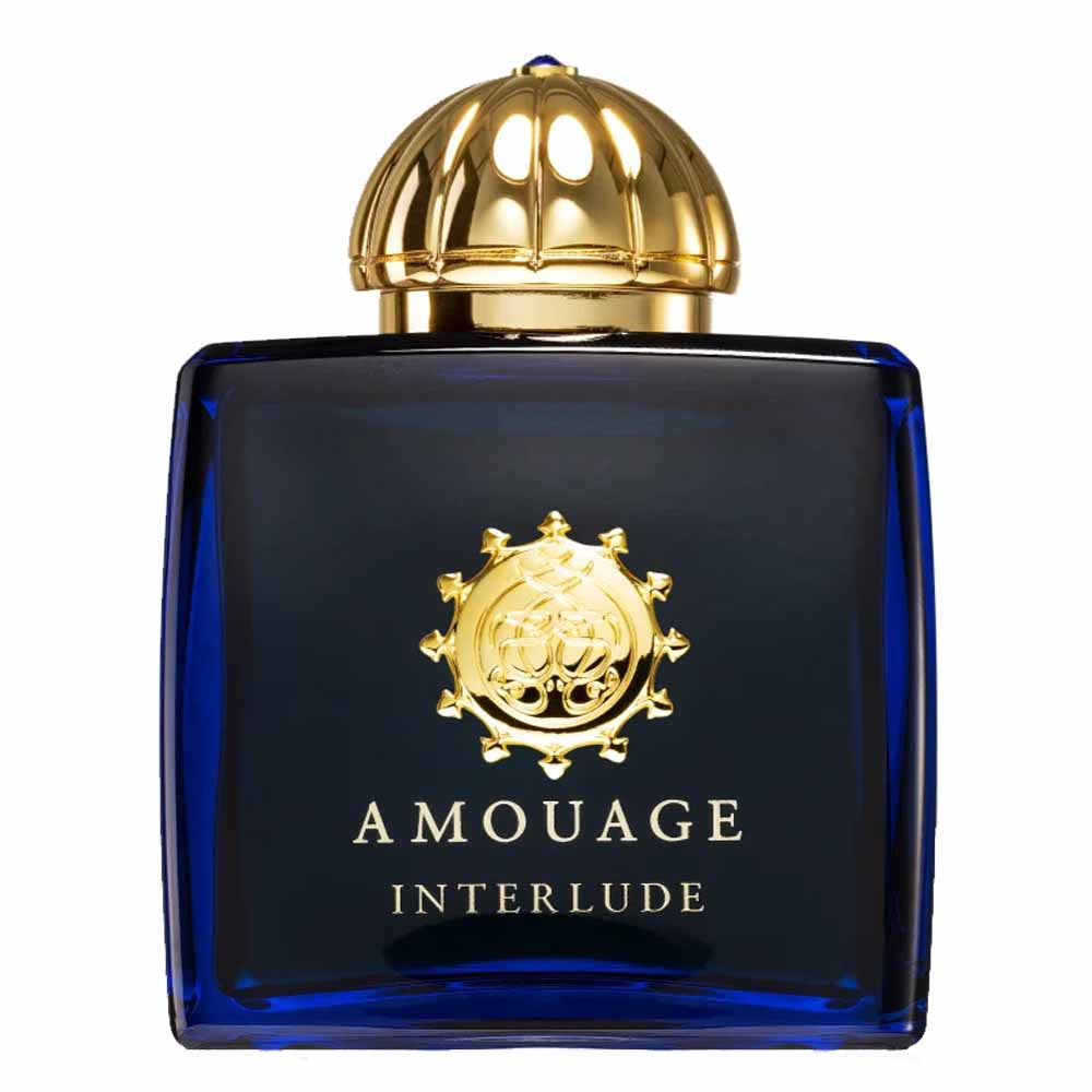 An EDP 100mL bottle of Amouage Interlude for Women