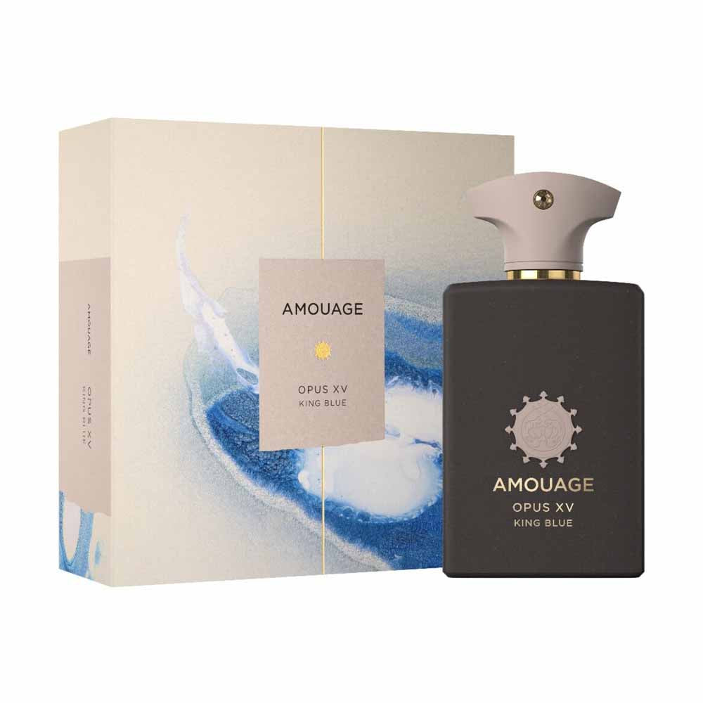 An EDP 100mL bottle of Amouage Opus XV - King  along with its Box