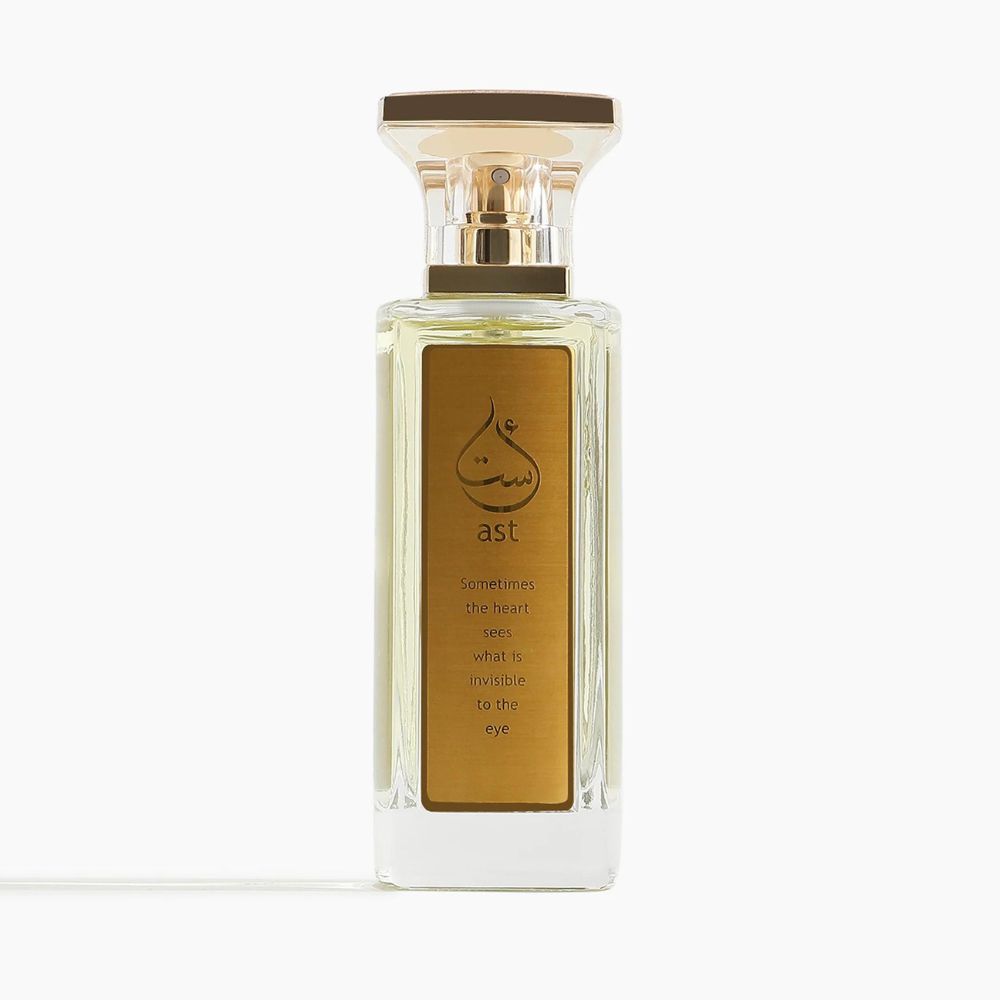 A 65mL parfum bottle of Ast Parfum by Khaltat