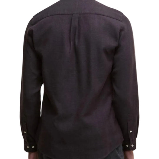 Dark brown shirt on a white background