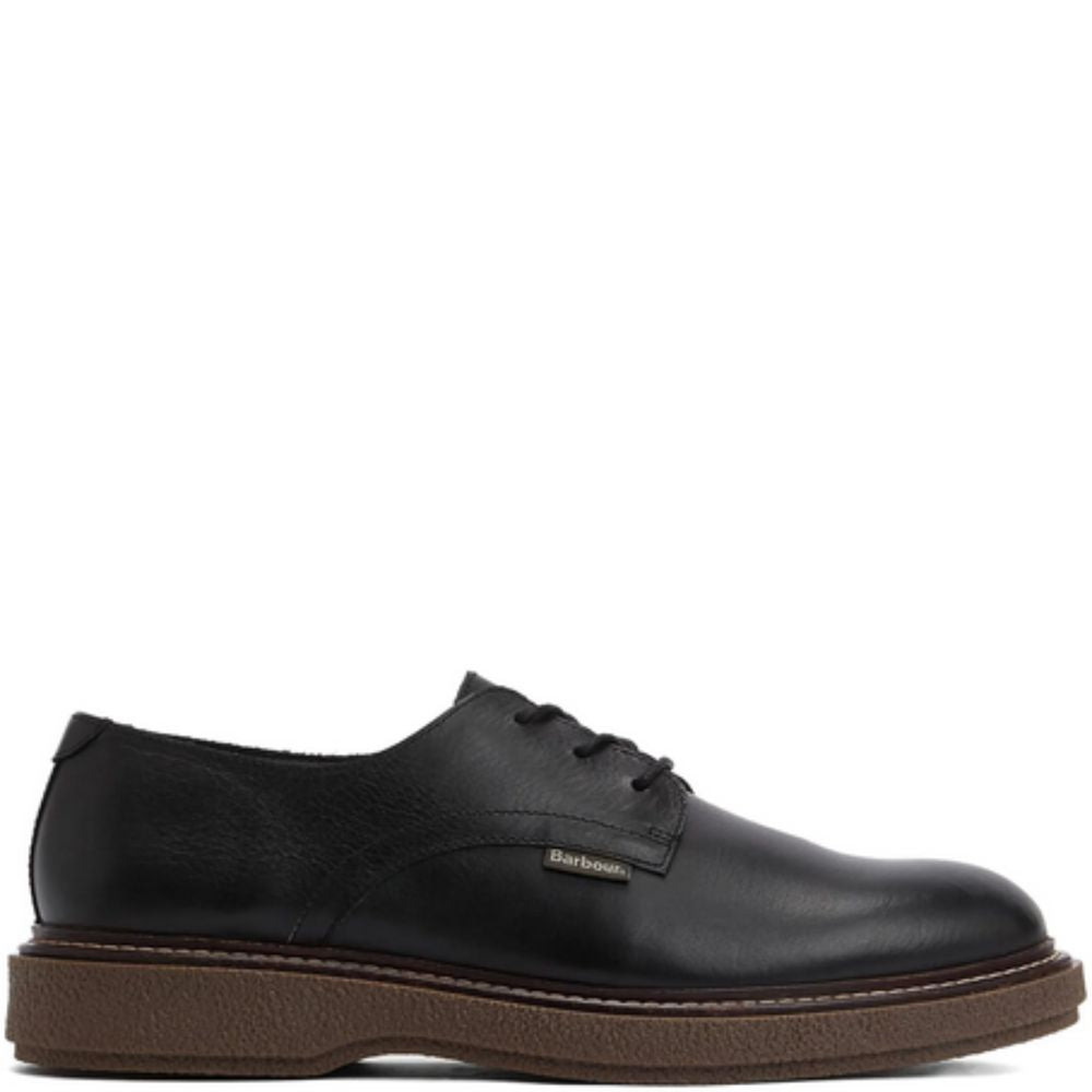 BARBOUR Sophisticated, Polished Derby Shoes With Calf Leather Upper And Ridged Rubber Sole