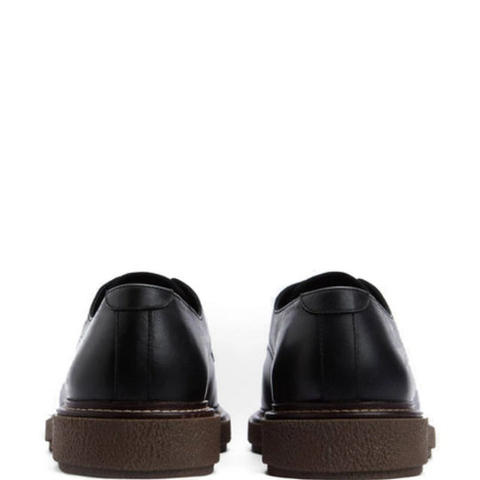 BARBOUR Sophisticated, Polished Derby Shoes With Calf Leather Upper And Ridged Rubber Sole