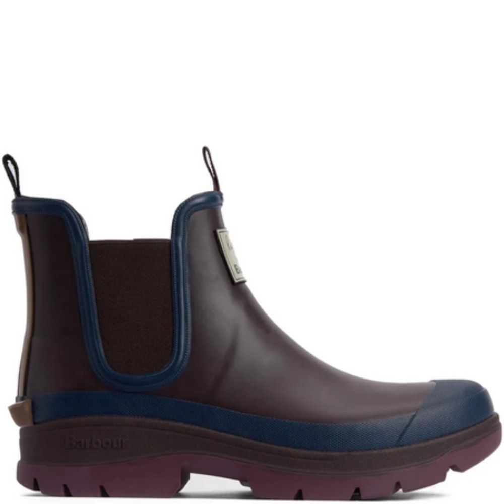 BARBOUR Viola Boots With Heavy Lug Sole And Elasticated Side Panels