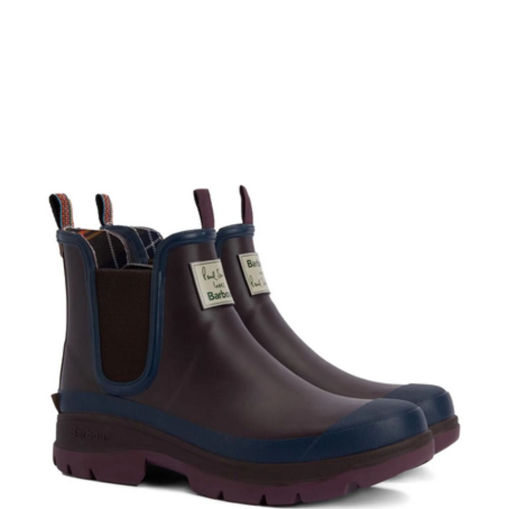 BARBOUR Viola Boots With Heavy Lug Sole And Elasticated Side Panels