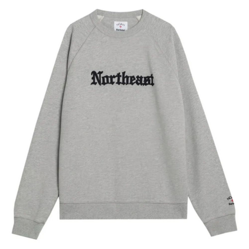 BARBOUR X NOAH Relaxed, Cotton Sweatshirt With Logo Embroidery And Ribbed Trims