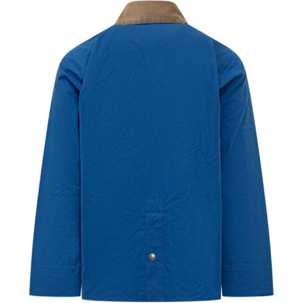 BARBOUR X PAUL SMITH Casual Lightweight Cotton Jacket with Corduroy Collar and Multi-Pocket Design
