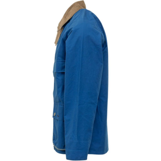BARBOUR X PAUL SMITH Casual Lightweight Cotton Jacket with Corduroy Collar and Multi-Pocket Design