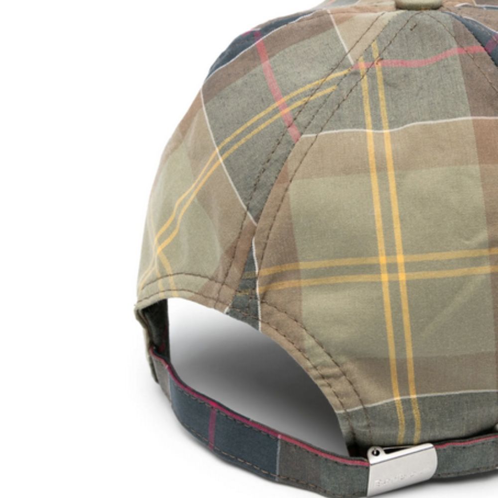BARBOUR Sporty, Lightweight Baseball Cap With Front Logo Print And Curved Peak