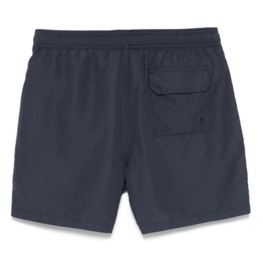 BARBOUR Sporty, Quick-Dry Logo Swim Shorts With Drawstring Waist And Large Side Print