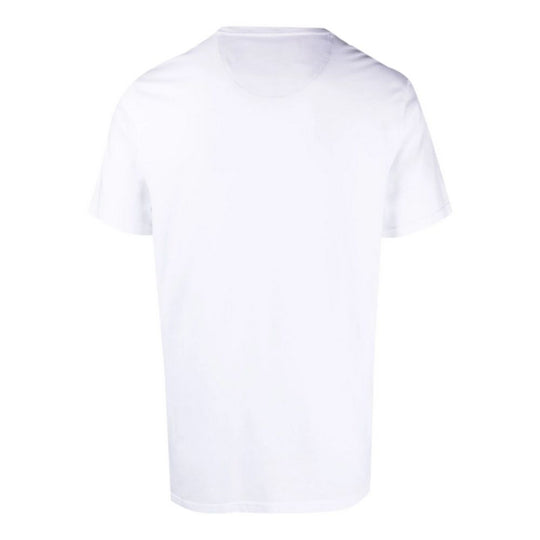 White t-shirt on a white background