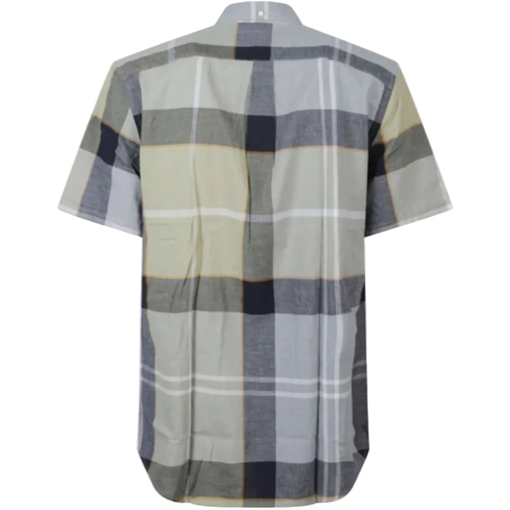 BARBOUR Lightweight Short-Sleeve Shirt with Signature Large-Scale Tartan and Chest Pocket