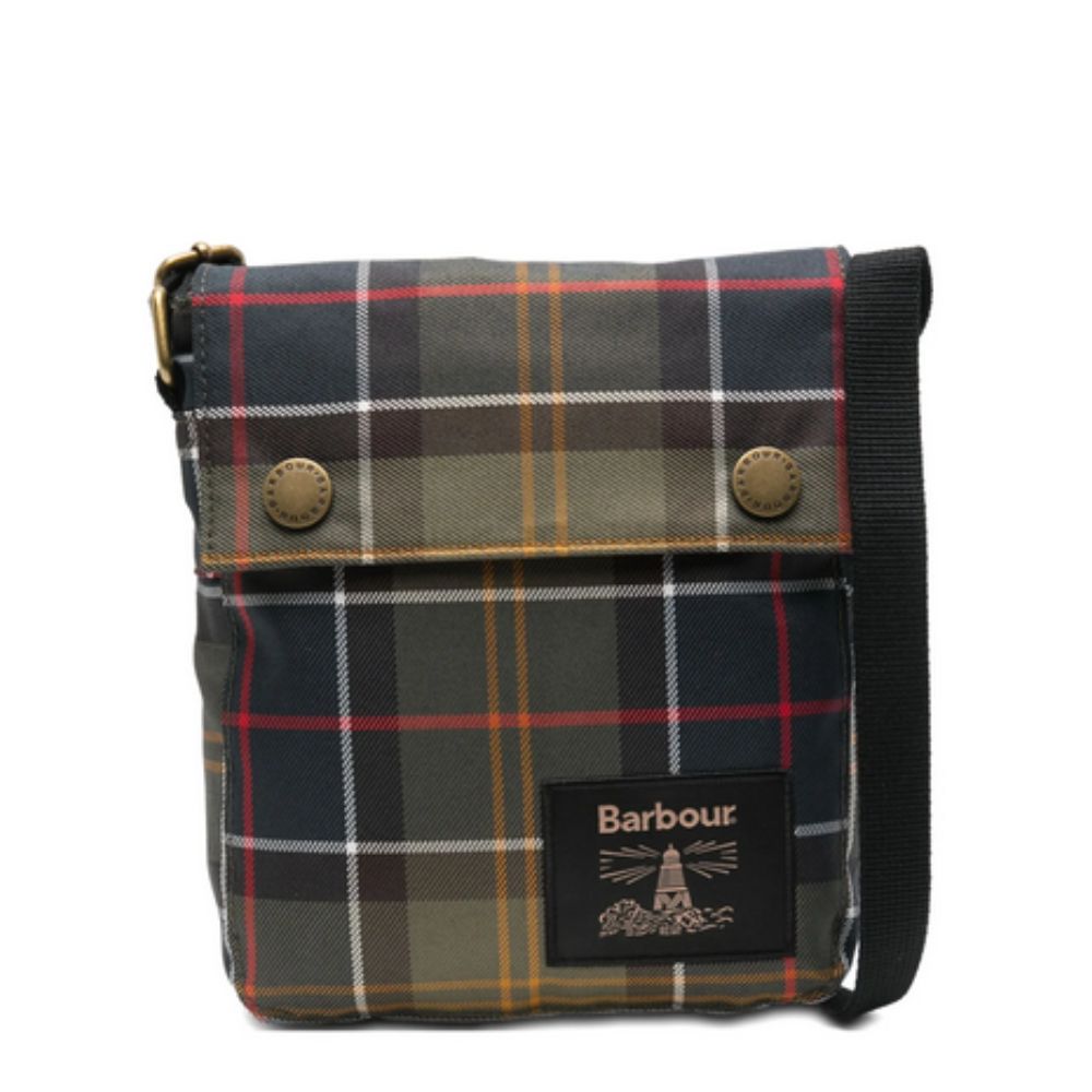 BARBOUR Heritage, Sophisticated Messenger Bag With Classic Tartan Pattern And Adjustable Shoulder Strap