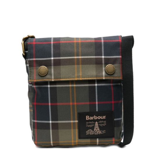 BARBOUR Heritage, Sophisticated Messenger Bag With Classic Tartan Pattern And Adjustable Shoulder Strap
