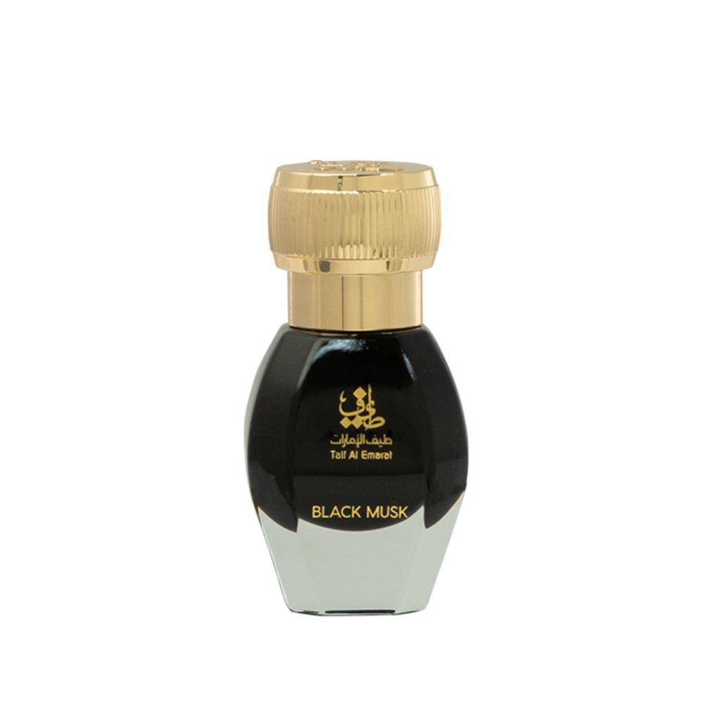 A 12mL CPO bottle of Black Musk Perfume Oil by Taif Al Emarat