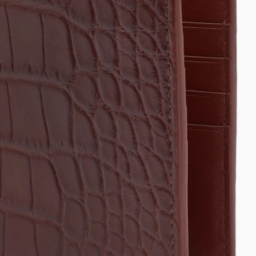 Bottega Veneta Bi-fold Wallet in Alligator Leather