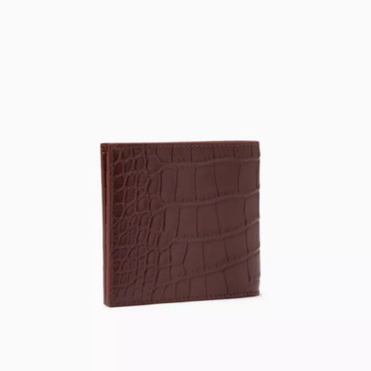 Bottega Veneta Bi-fold Wallet in Alligator Leather