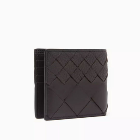 Bottega Veneta Bi-fold Wallet in Intrecciato Calf Leather