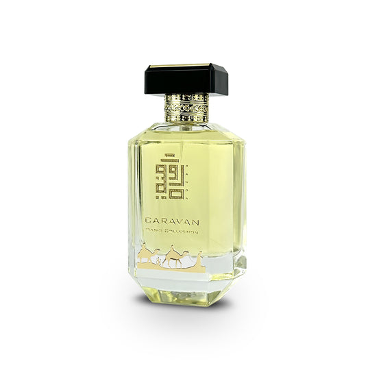 An EDP 100mL bottle of Caravan fragrance by Rawda