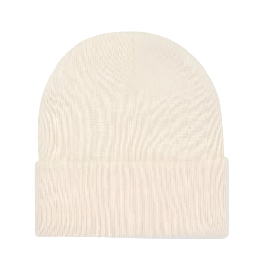 Carhartt WIP Eldon Soft Acrylic Ribbed Knit Workwear Beanie - Off White