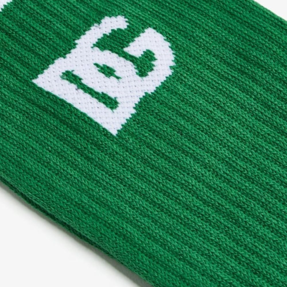 DG Logo Ribbed Green Socks