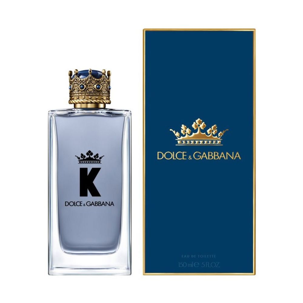 An EDT 150mL bottle of Dolce & Gabbana K for Men along with its Box