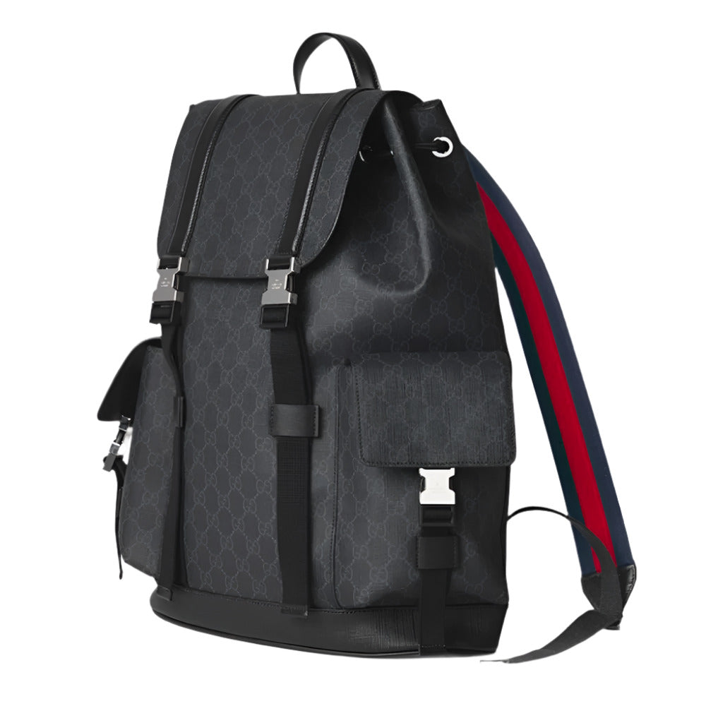 GUCCI Chroma Large Black Backpack 