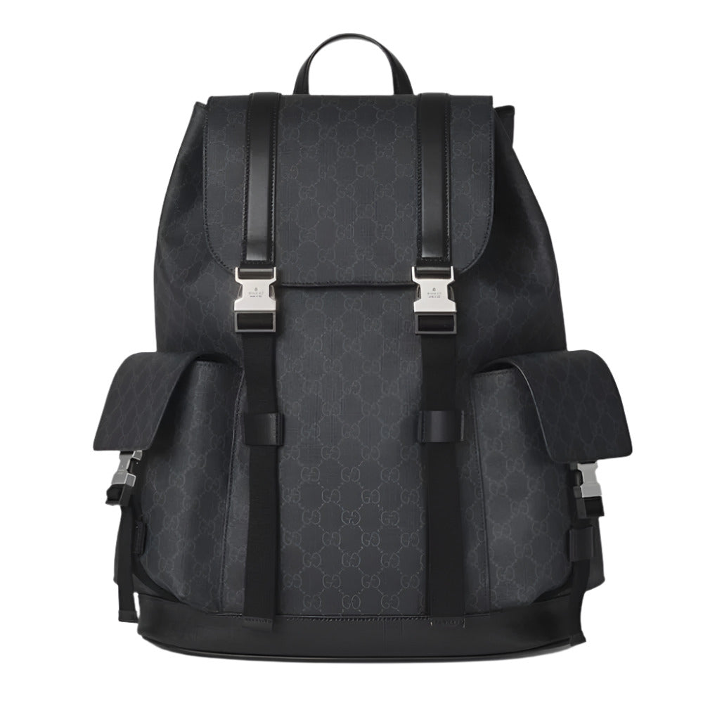 GUCCI Chroma Large Black Backpack 